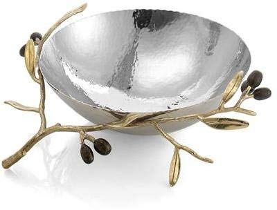 Michael Aram Olive Branch Gold Medium Serving Bowl 10