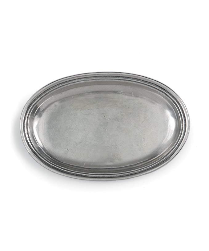 Arte Italica Peltro Pewter Small Oval Dish