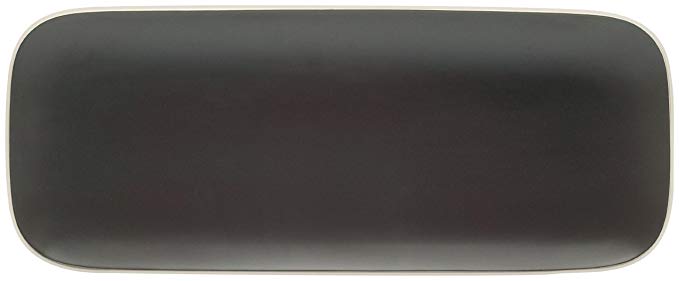 Vera Wang by Wedgwood Naturals Graphite Rectangular Tray, 15-Inch