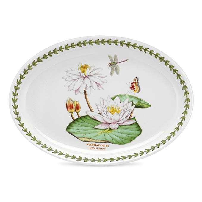 PORTMEIRION Exotic Botanic Garden Oval Platter 11