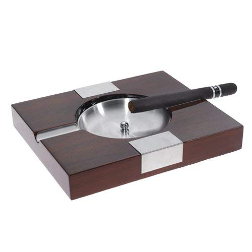 Visol Maho Walnut Wooden Cigar Ashtray