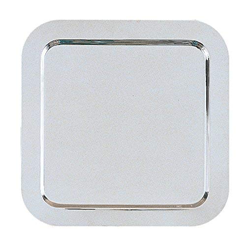 Elegance Silver 82421 Square Silver Plated Plain Tray, 16