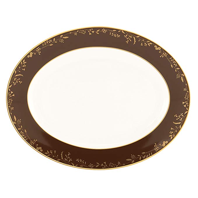 Lenox Golden Bough Oval Platter, 13-Inch