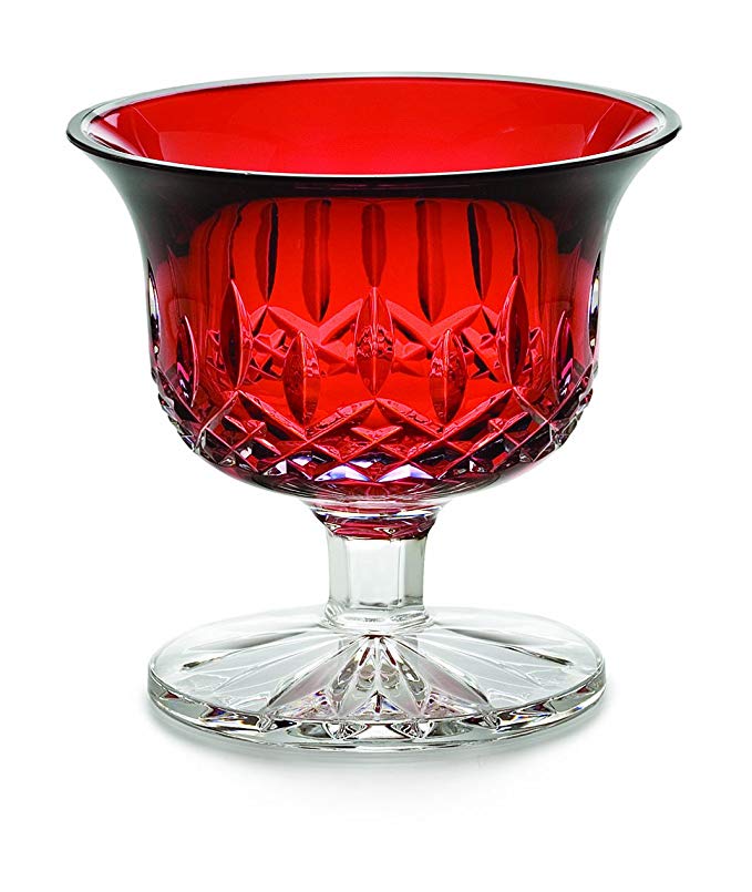 Waterford Crystal Lismore Crimson Footed Bowl