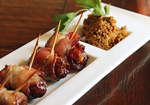 Dates and Bleu Wrapped in Bacon - Gourmet Frozen Appetizers (50 Piece Tray)